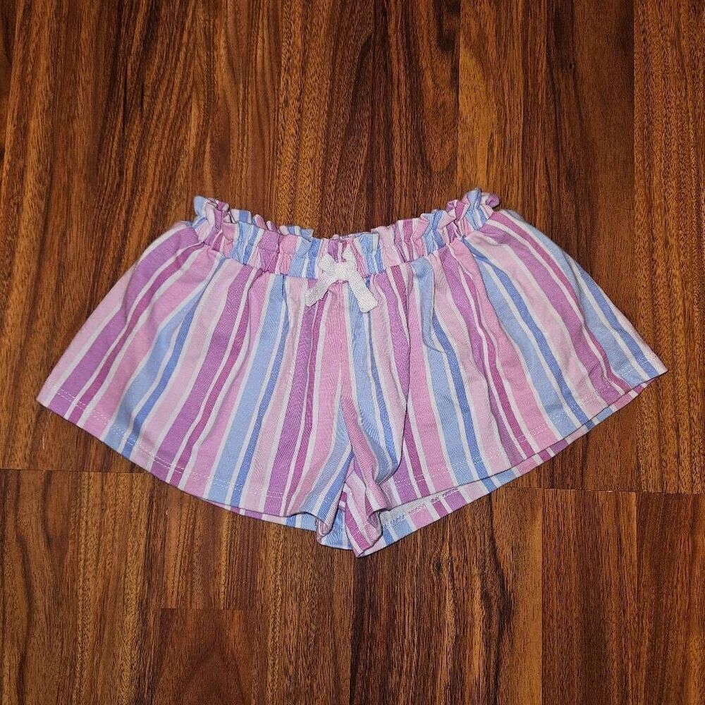 5 For $25 Kids Headquarters Purple Pink Blue Striped Shorts Toddler Size 2T